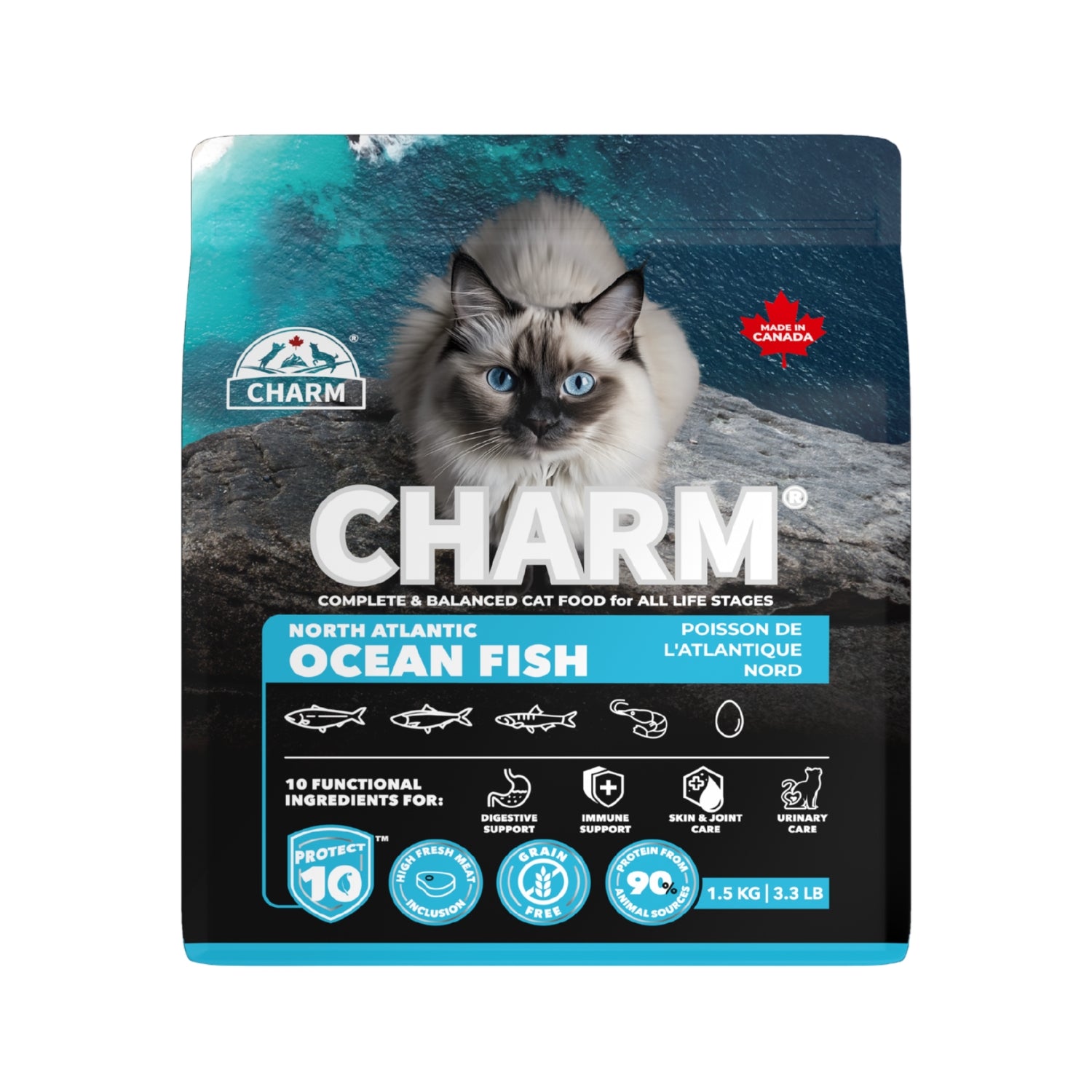 Charm North Atlantic Ocean Fish Dry Cat Food