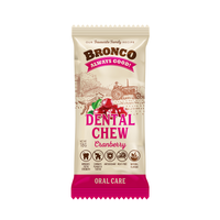 Bronco Cranberry Dental Chew Dog Treat
