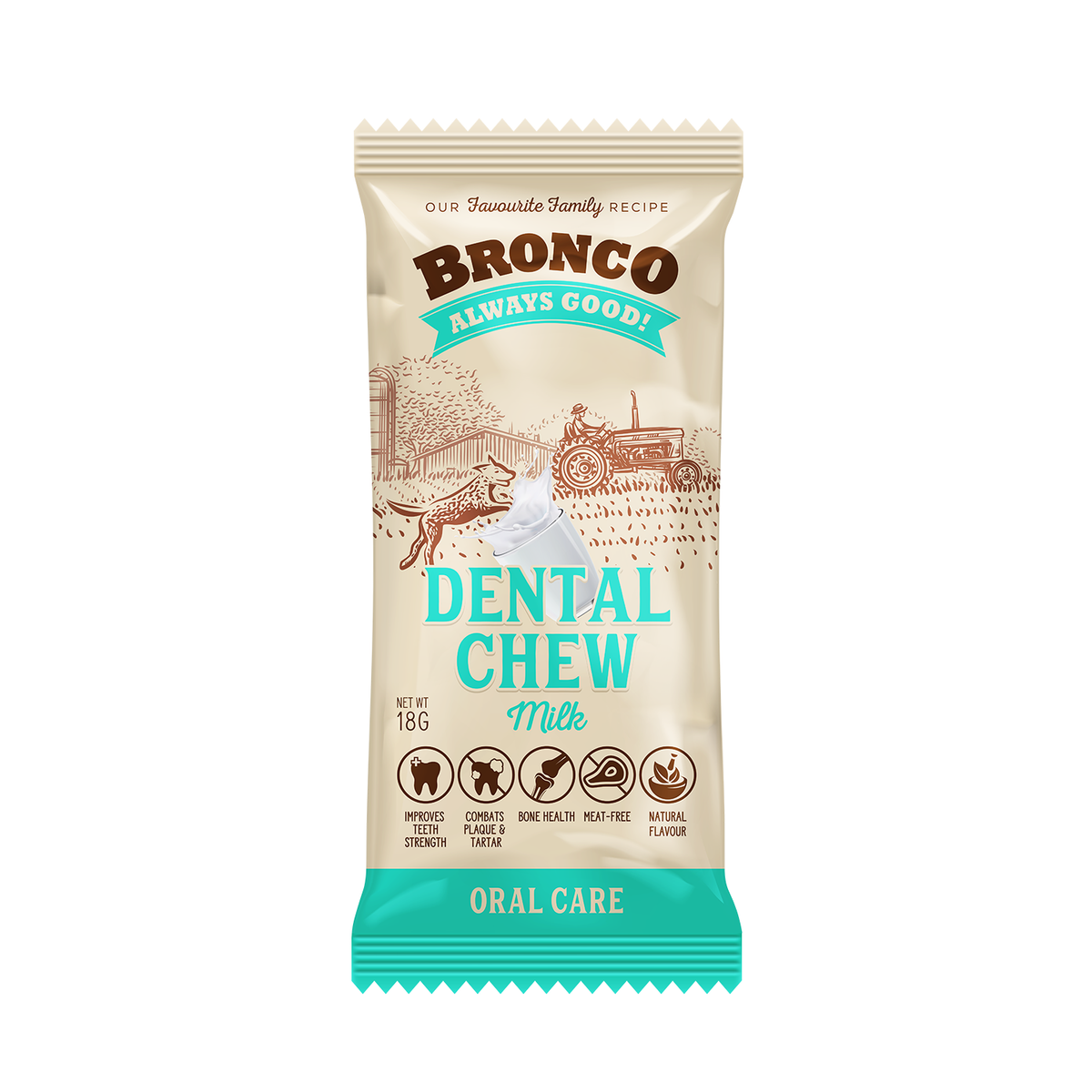 Broncopet Bronco Milk Dental Chew Dog Treat – Pets' Station