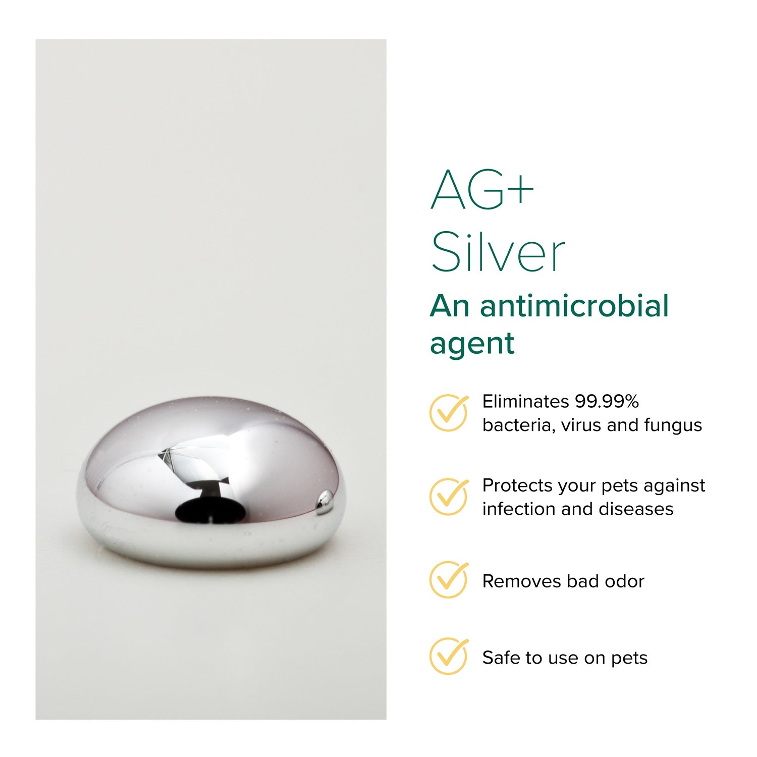 Nurture Pro AG+ Silver Pet Wet Wipes For Cats & Dogs (Lavender)