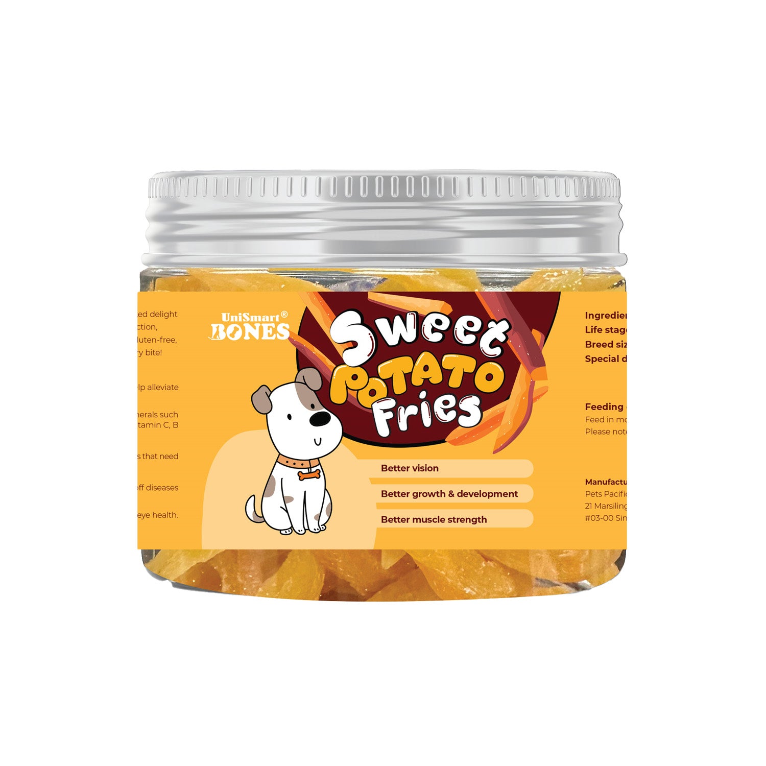 Unismart Bones Air-Dried Sweet Potato Fries