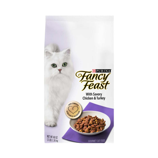 Fancy Feast Gourmet With Savory Chicken & Turkey Dry Cat Food