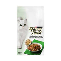 Fancy Feast Gourmet With Ocean Fish & Salmon And Accents Of Garden Greens Dry Cat Food