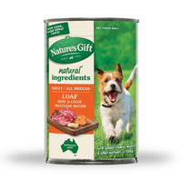 Nature's Gift Loaf Beef & Liver Meatloaf Recipe Canned Dog Food