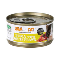 Sumo Cat Premium Tuna With White Prawn Canned Cat Food