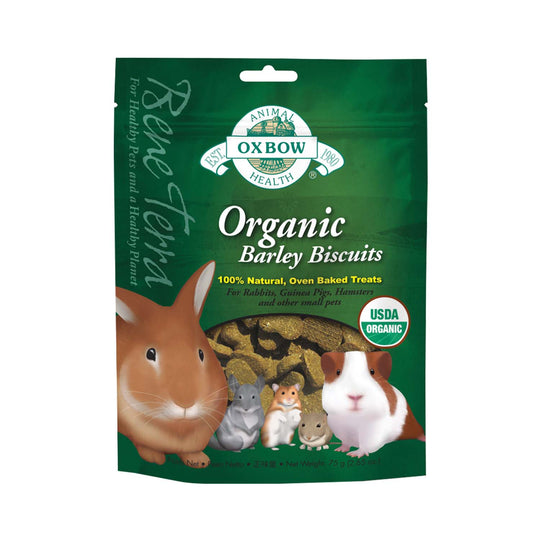Oxbow Organic Barley Biscuits Small Pet Treats