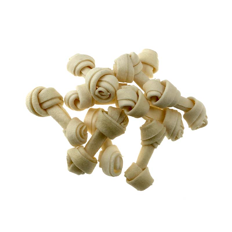 World Pet Milky Knotted Bone 2.5-3'' - 10pcs