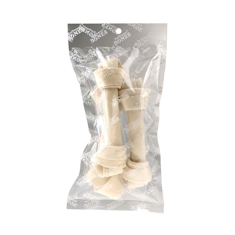World Pet Milky Knotted Bone 6-6.5'' - 3pcs