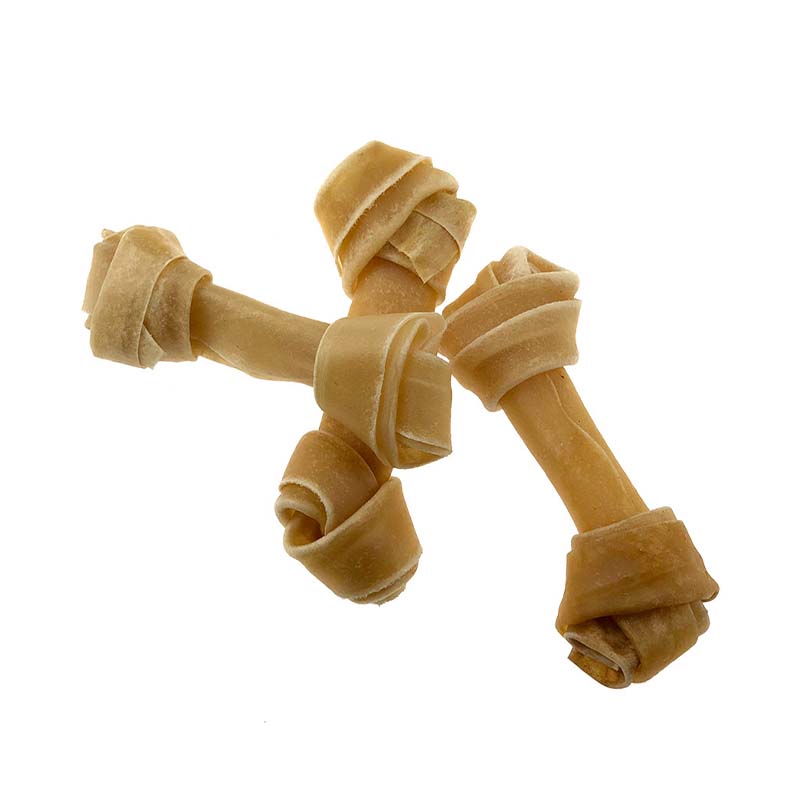 World Pet Natural Knotted Bone 4-4.5''- 3pcs