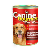 Canine Gourmet Chicken Chunk With Beef & Carrot Wet Dog Food