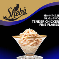 Sheba Tender Chicken Fine Flakes Canned Cat Food