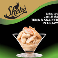Sheba Tuna & Snapper In Gravy Canned Cat Food