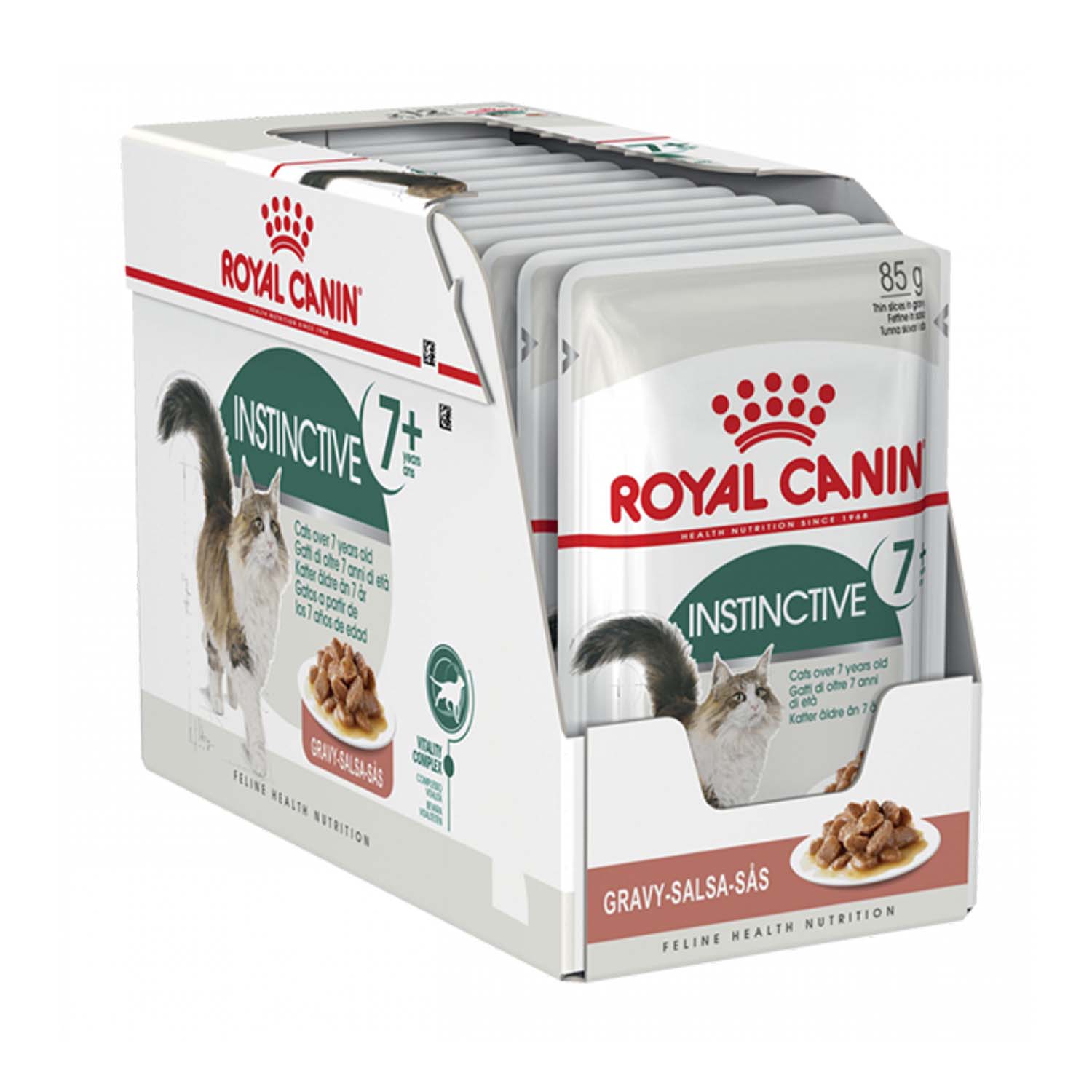 Royal Canin Feline Health Nutrition Instinctive 7+ Gravy Pouch Cat Food