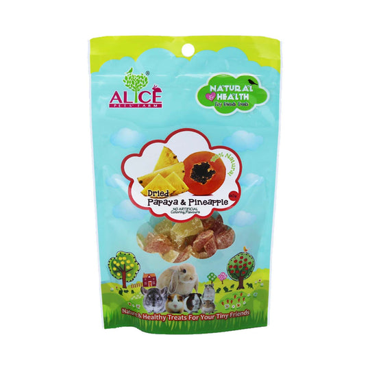 Alice Pets' Farm Dried Papaya & Pineapple Treat 60g