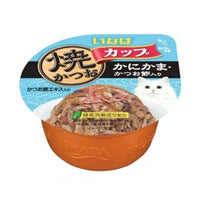 Ciao Grilled Skipjack Cup - Tuna In Gravy Topping Crab Stick & Dried Bonito