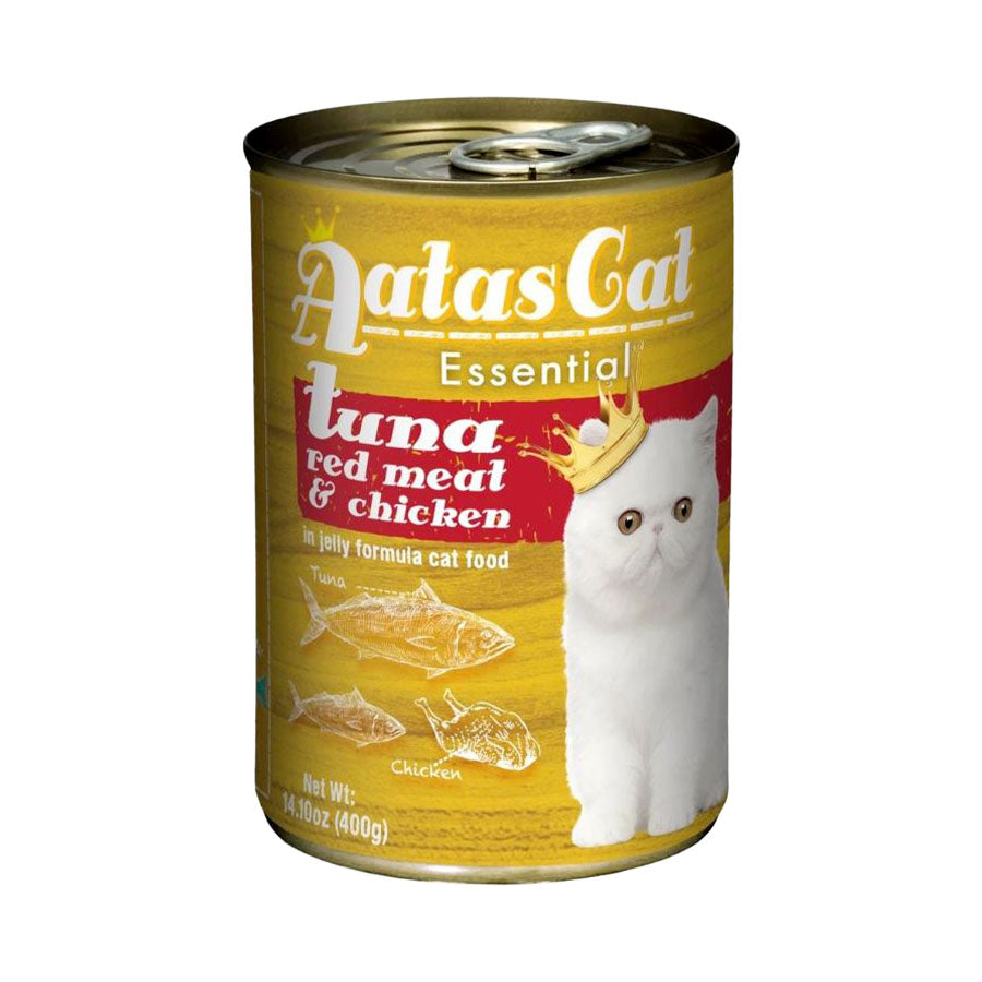 Aatas Cat Essential Tuna Red Meat Chicken In Jelly Canned Cat Food