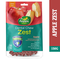 Happi Skippi Dental Chew Zest Petite Apple Dog Treats (2.5 inch)
