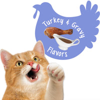Friskies Party Mix Crunch Gravy-licious Turkey & Gravy Adult Cat Treats