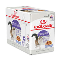 Royal Canin Feline Health Nutrition Sterilised Jelly Pouch Cat Food