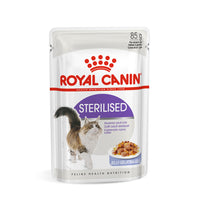 Royal Canin Feline Health Nutrition Sterilised Jelly Pouch Cat Food