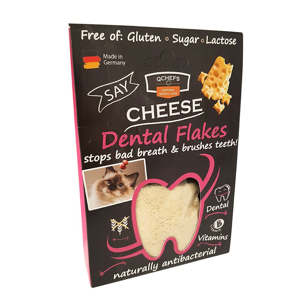Qchefs Cat Dental Flakes Topper