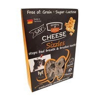 Qchefs Natural Cheese Sizzle Dog Dental Chew