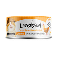 Loveabowl Chicken Snowflakes in Broth with Quail Egg