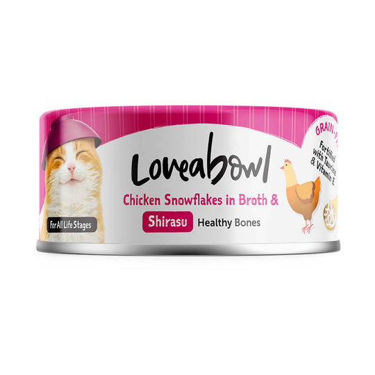 Loveabowl Chicken Snowflakes in Broth with Shirasu