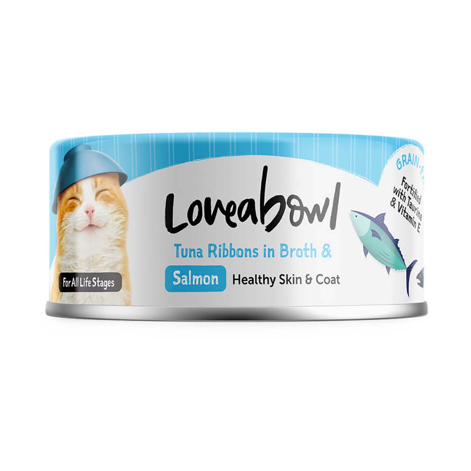 Loveabowl Tuna Ribbons in Broth with Salmon