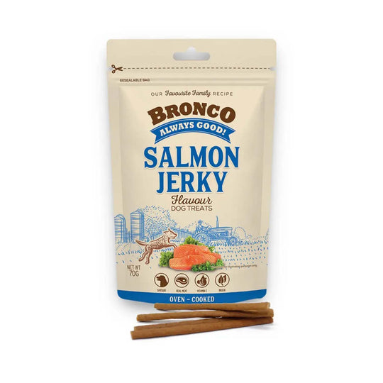 Bronco Salmon Jerky Dog Treat