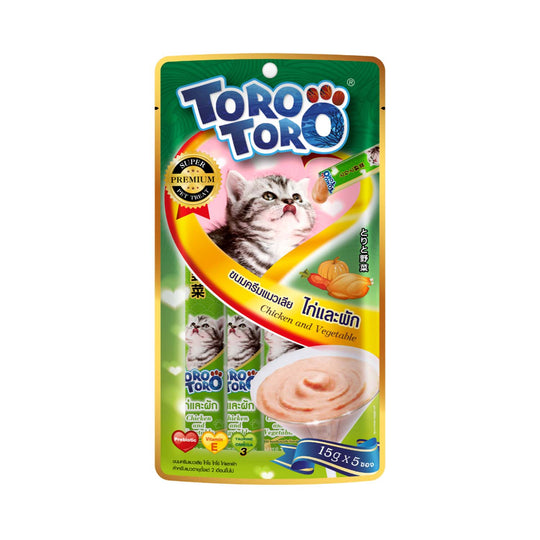 Toro Lickable Cat Treat Chicken with Vegetable