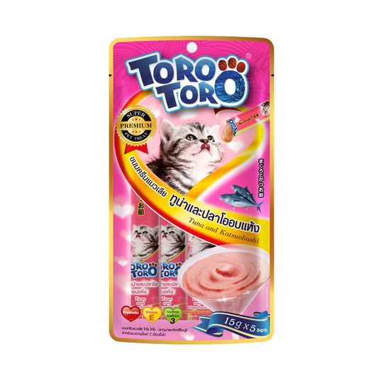 Toro Lickable Cat Treat Tuna with Katsuobushi
