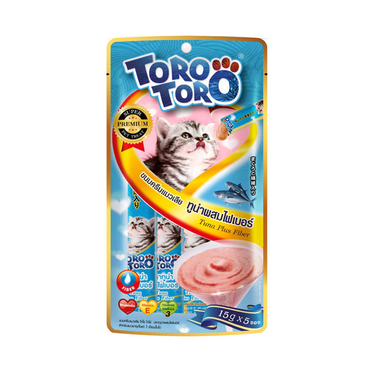 Toro Lickable Cat Treat Tuna plus Fiber