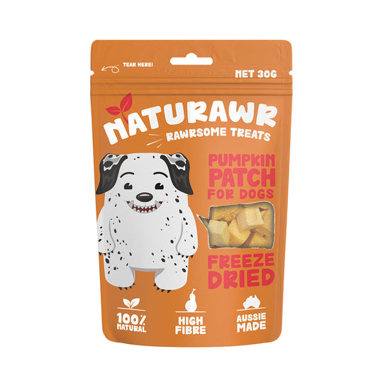 Naturawr Pumpkin Patch Freeze Dried Dog Treat