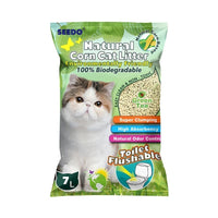 Seedo Natural Corn Flushable Cat Litter