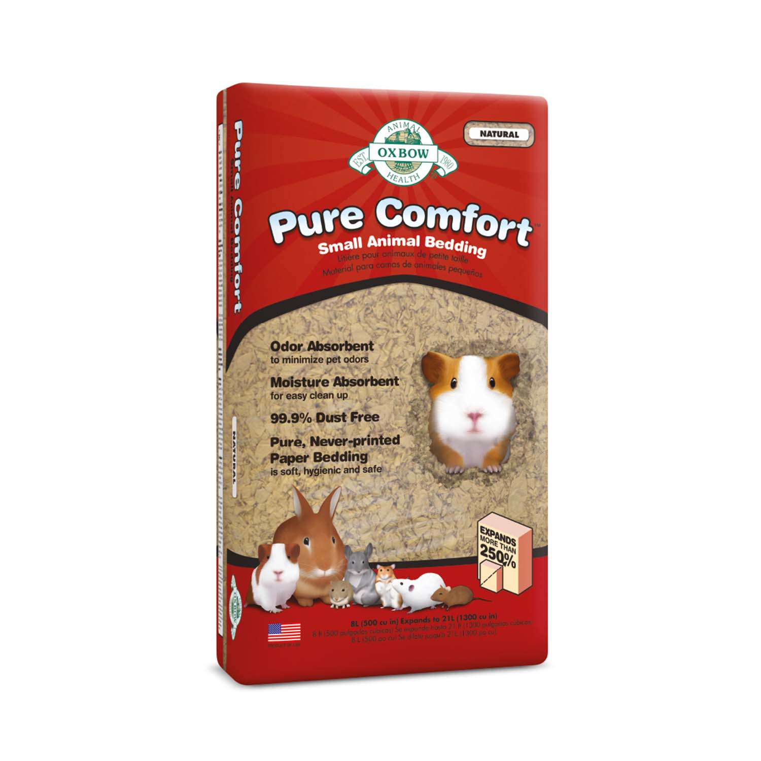 Oxbow Pure Comfort Natural Small Pet Litter And Bedding