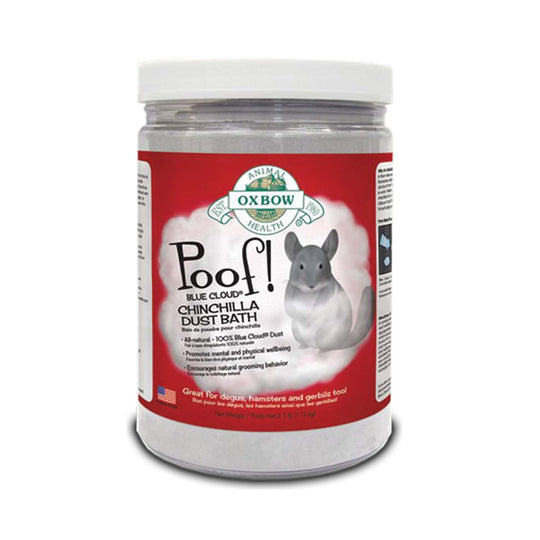Oxbow Poof! Blue Cloud Chinchilla Dust Bath Small Pet Bath