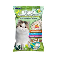 Seedo Natural Corn Flushable Cat Litter