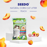 Seedo Natural Corn Flushable Cat Litter
