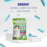 Seedo Natural Corn Flushable Cat Litter