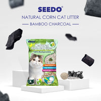 Seedo Natural Corn Flushable Cat Litter
