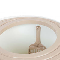 Iris Top Entry Cat Litter Box With Scoop (White)