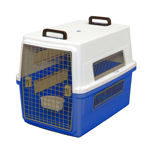 Iris Air Travel Carry Atc-870 - Medium (White & Blue)