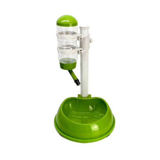 Aixing Heart Shaped Water & Food Feeder (Green)