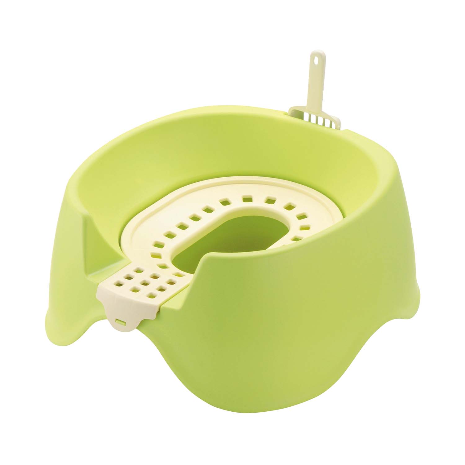 Richell Cat Potty (Green)
