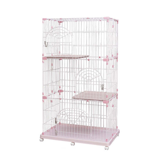 Iris 3-tier Cat Cage Pec-903 (Pink)