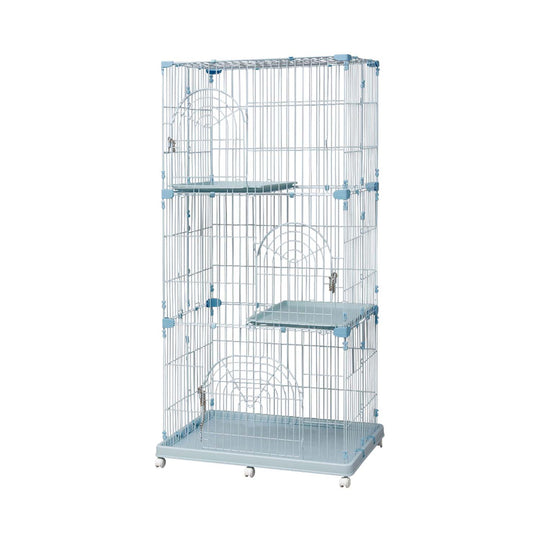 Iris 3-tier Cat Cage Pec-903 (Blue)