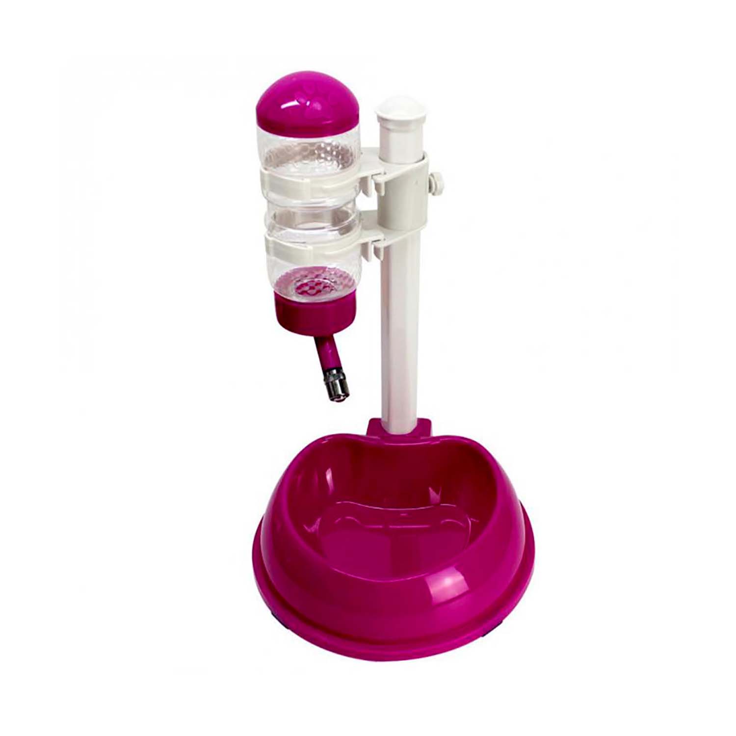 Aixing Heart Shaped Water & Food Feeder (Pink)