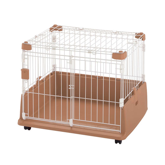 Richell Anti-splash Pet Cage (Brown)
