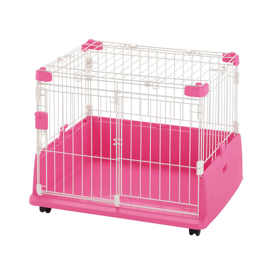 Richell Anti-splash Pet Cage (Pink)